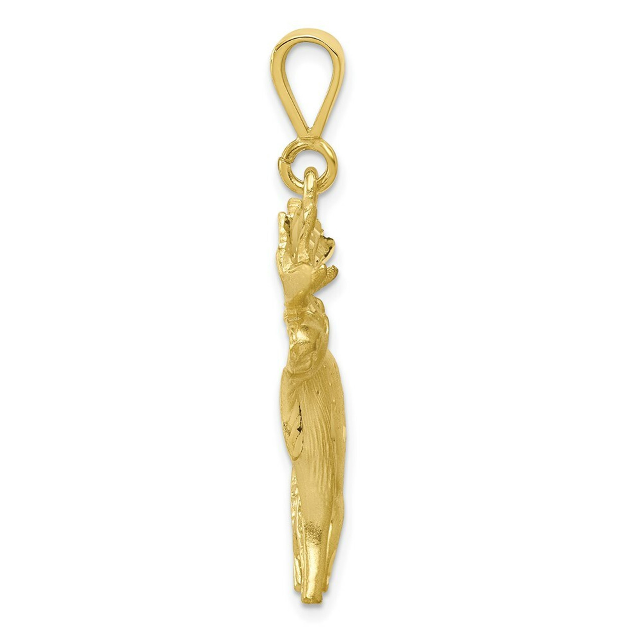 10K Yellow Gold Moose Charm - (A82-227)