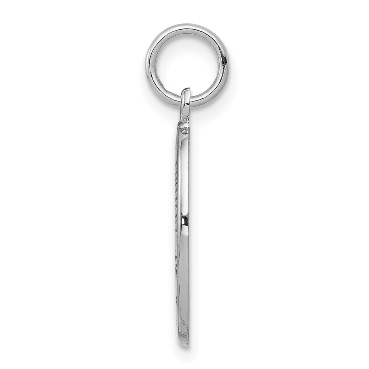 10K White Gold Saint Christopher Medal - (A82-399)