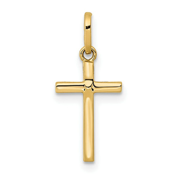 14K Yellow Gold Polished Cross Pendant - (B14-283) 14K Yellow Gold Polished Cross Pendant - (B14-283)