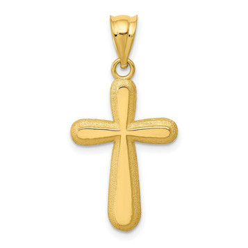 14K Yellow Gold Polished Cross Pendant - (A86-286) 14K Yellow Gold Polished Cross Pendant - (A86-286)