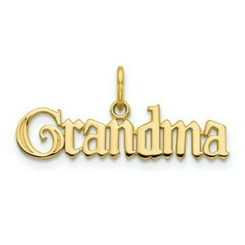 14K Yellow Gold Grandma Charm - (A86-862) 14K Yellow Gold Grandma Charm - (A86-862)