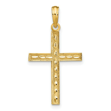 14K Yellow Gold Reversible Cross Pendant - (A86-955) 14K Yellow Gold Reversible Cross Pendant - (A86-955)