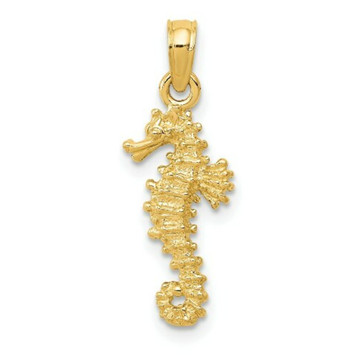 14K Yellow Gold Sea Horse Pendant - (A85-639) 14K Yellow Gold Sea Horse Pendant - (A85-639)