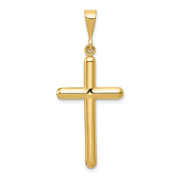 14K Yellow Gold Cross Pendant 42mm length - (A83-174) 14K Yellow Gold Cross Pendant 42mm length - (A83-174)