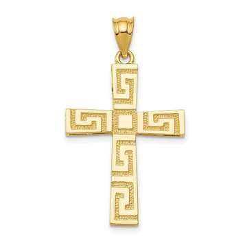 Double Meander-Greek Key ~ Sterling Silver 24K/ Gold Plated Pendant with  Choker - Greek Jewelry