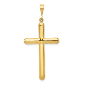 14K Yellow Gold Cross Pendant 50mm length - (A86-755) 14K Yellow Gold Cross Pendant 50mm length - (A86-755)