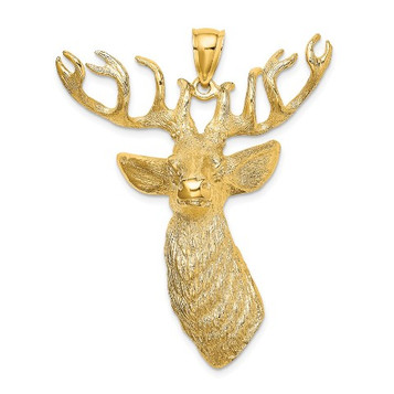 GOLD PENDANTS & CHARMS - Animal Kingdom - Deer - Roy Rose Jewelry