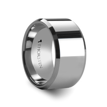 PITTSBURGH Beveled Tungsten Carbide Ring - 12mm ~ (H65-753)