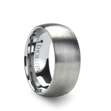 PERSEUS Brushed Finish Rounded Tungsten Carbide Ring - 2mm - 12mm PERSEUS Brushed Finish Rounded Tungsten Carbide Ring - 2mm - 12mm