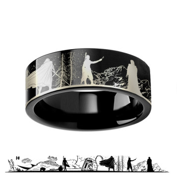 Star wars clearance tungsten ring