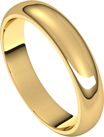 Yellow-Gold-4mm-Standard-Half-Round-Wedding-Band-Side-View1 Yellow-Gold-4mm-Standard-Half-Round-Wedding-Band-Side-View1
