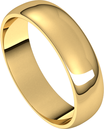 Yellow-Gold-5mm-Lightweight-Half-Round-Wedding-Band-Side-View1 Yellow-Gold-5mm-Lightweight-Half-Round-Wedding-Band-Side-View1