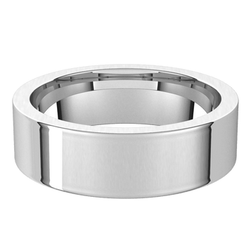 White-Gold-6mm-Comfort-Fit-Flat-Wedding-Band-Horizontal-View White-Gold-6mm-Comfort-Fit-Flat-Wedding-Band-Horizontal-View