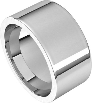 White-Gold-10mm-Comfort-Fit-Flat-Wedding-Band-Side-View2 White-Gold-10mm-Comfort-Fit-Flat-Wedding-Band-Side-View2