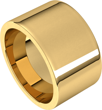 Yellow-Gold-12mm-Comfort-Fit-Flat-Wedding-Band-Side-View Yellow-Gold-12mm-Comfort-Fit-Flat-Wedding-Band-Side-View