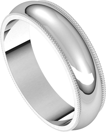 White-Gold-5mm-Standard-Milgrain-Edge-Wedding-Band-Side-View1 White-Gold-5mm-Standard-Milgrain-Edge-Wedding-Band-Side-View1