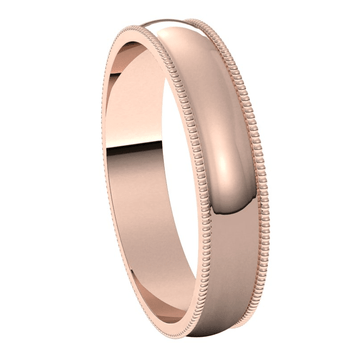 Rose-Gold-4mm-Lightweight-Milgrain-Edge-Wedding-Band-Side-View1 Rose-Gold-4mm-Lightweight-Milgrain-Edge-Wedding-Band-Side-View1