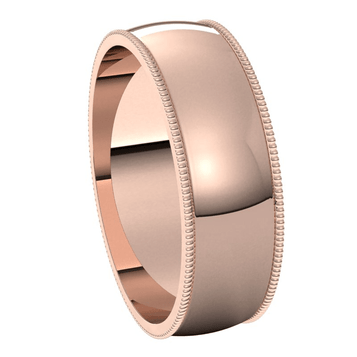 Rose-Gold-6mm-Lightweight-Milgrain-Edge-Wedding-Band-Side-View1 Rose-Gold-6mm-Lightweight-Milgrain-Edge-Wedding-Band-Side-View1