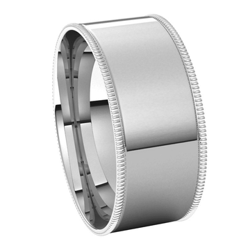 White-Gold-8mm-Flat-Comfort-Fit-Milgrain-Edge-Wedding-Band-Side-View1 White-Gold-8mm-Flat-Comfort-Fit-Milgrain-Edge-Wedding-Band-Side-View1
