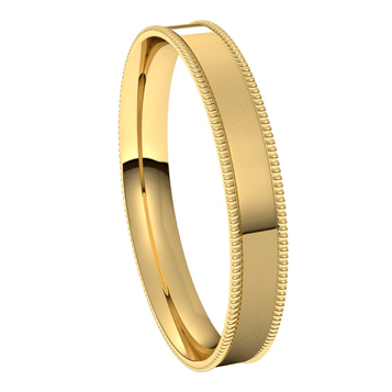 Yellow-Gold-3mm-Flat-Comfort-Fit-Milgrain-Edge-Wedding-Band-Side-View1 Yellow-Gold-3mm-Flat-Comfort-Fit-Milgrain-Edge-Wedding-Band-Side-View1