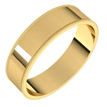 Yellow-Gold-5mm-Flat-Comfort-Fit-Milgrain-Edge-Wedding-Band-Side-View1 Yellow-Gold-5mm-Flat-Comfort-Fit-Milgrain-Edge-Wedding-Band-Side-View1