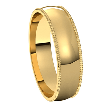 Yellow-Gold-5mm-Lightweight-Comfort-Fit-Milgrain-Edge-Wedding-Band-Side-View1 Yellow-Gold-5mm-Lightweight-Comfort-Fit-Milgrain-Edge-Wedding-Band-Side-View1