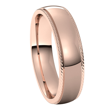 Rose-Gold-5mm-Half-Round-Comfort-Fit-Rope-Edge-Wedding-Band-Side-View2 Rose-Gold-5mm-Half-Round-Comfort-Fit-Rope-Edge-Wedding-Band-Side-View2