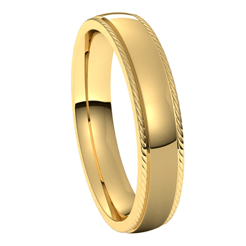 Yellow-Gold-4mm-Half-Round-Comfort-Fit-Rope-Edge-Wedding-Band-Side-View1 Yellow-Gold-4mm-Half-Round-Comfort-Fit-Rope-Edge-Wedding-Band-Side-View1