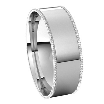Platinum-6mm-Flat-Comfort-Fit-Milgrain-Edge-Wedding-Band-Side-View1 Platinum-6mm-Flat-Comfort-Fit-Milgrain-Edge-Wedding-Band-Side-View1