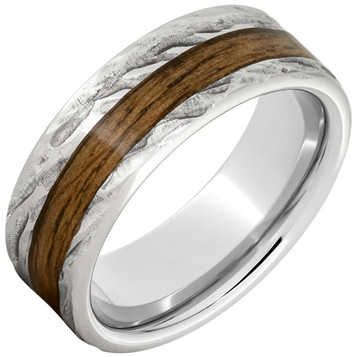 Serinium-Pipe-Cut-8mm-Bourbon-Barrel-Aged-Wood-Inlay-and-Bark-Finish-Wedding-Band-Side-View1 Serinium-Pipe-Cut-8mm-Bourbon-Barrel-Aged-Wood-Inlay-and-Bark-Finish-Wedding-Band-Side-View1
