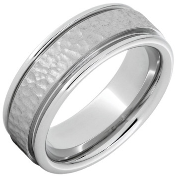 Serinium-Rounded-Grooved-Edge-8mm-with-Hammered-Hand-Finish-Wedding-Band-Side-View1 Serinium-Rounded-Grooved-Edge-8mm-with-Hammered-Hand-Finish-Wedding-Band-Side-View1
