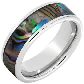 Serinium-Pipe-Cut-8mm-with-5mm-Abalone-Shell-Inlay-Wedding-Band-Side-View1 Serinium-Pipe-Cut-8mm-with-5mm-Abalone-Shell-Inlay-Wedding-Band-Side-View1