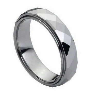 Tungsten-Ring-Faceted-Design-6mm-or-8mm-Wide-Wedding-Band-Full-View-1 Tungsten-Ring-Faceted-Design-6mm-or-8mm-Wide-Wedding-Band-Full-View-1
