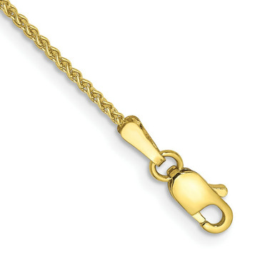 10K Yellow Gold 1.25mm Spiga Chain Anklet - length: 10'' inches - (C63-856) 10K Yellow Gold 1.25mm Spiga Chain Anklet - length: 10'' inches - (C63-856)