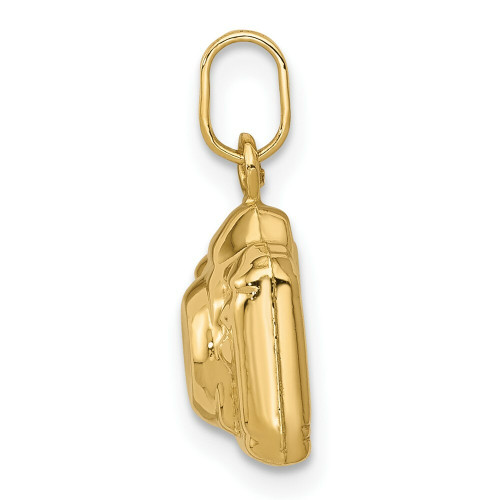 14K Yellow Gold 3-D Polished Camera Charm - (A98-828) - Roy