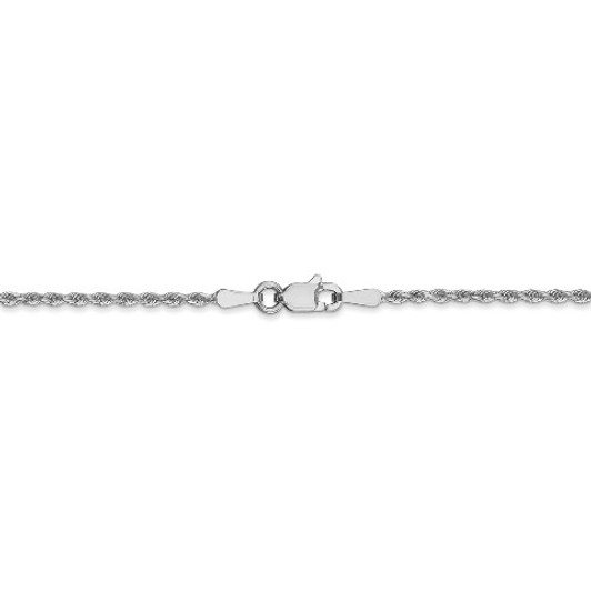 Silver Rose Gold Plated 1mm Wide Spiga Chain - 16in - X60028