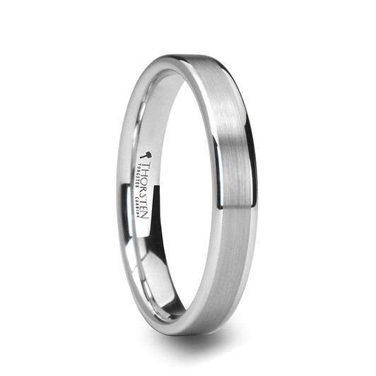 ANNA Tension Set Polished Titanium Diamond Ring - 4mm ~ (G65-423)