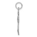 10K White Gold Diamond-cut Cross Charm - (A82-407) 10K White Gold Diamond-cut Cross Charm - (A82-407)