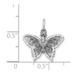 10K White Gold Butterfly Charm - (A82-416)