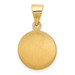18K Yellow Gold Guardian Angel Medal Pendant - (A82-432) 18K Yellow Gold Guardian Angel Medal Pendant - (A82-432)