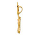 14K Yellow Gold Laser Cut Deer Charm - (A82-445) 14K Yellow Gold Laser Cut Deer Charm - (A82-445)