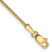 14K Yellow Gold 1.25mm Spiga Chain Anklet - Length 9'' inches - (C63-961) 14K Yellow Gold 1.25mm Spiga Chain Anklet - Length 9'' inches - (C63-961)