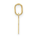 14K Yellow Gold Tiny Cross Charm - (A98-826) 14K Yellow Gold Tiny Cross Charm - (A98-826)