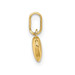 14K Yellow Gold Small Hollow Heart Charm - (B13-457) 14K Yellow Gold Small Hollow Heart Charm - (B13-457)