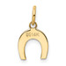 14K Yellow Gold Horseshoe Charm - (A84-738) 14K Yellow Gold Horseshoe Charm - (A84-738)