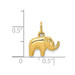 14K Yellow Gold Elephant Charm - (A83-239) 14K Yellow Gold Elephant Charm - (A83-239)