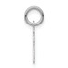 14k White Gold Mini Polished Cross Charm - (A85-729) 14k White Gold Mini Polished Cross Charm - (A85-729)