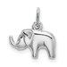 14k White Gold Elephant Charm - (A85-883) 14k White Gold Elephant Charm - (A85-883)