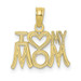 10K Yellow Gold I Heart My Mom Pendant - (A88-513) 10K Yellow Gold I Heart My Mom Pendant - (A88-513)