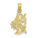 10K Yellow Gold #1 Mom Pendant - (A88-745) 10K Yellow Gold #1 Mom Pendant - (A88-745)